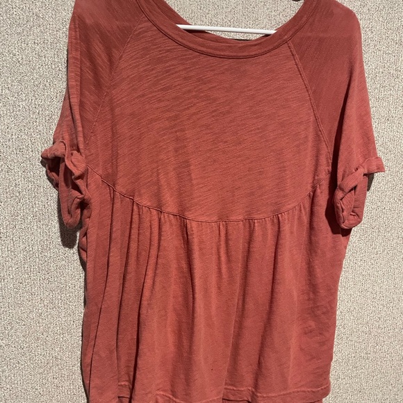American Eagle Outfitters Tops - American Eagle Outfitters Brown Boxy T-Shirt